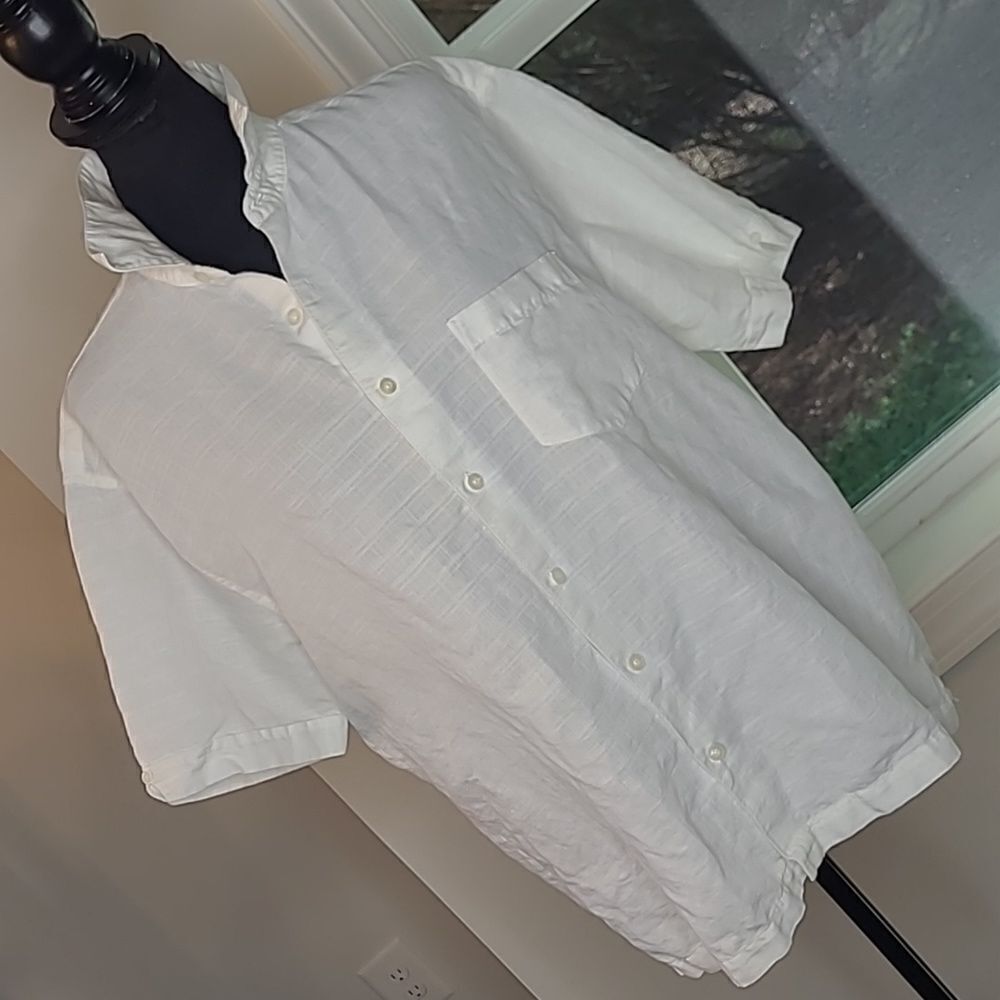 the Habanero Co sz L  cotton linen shirt